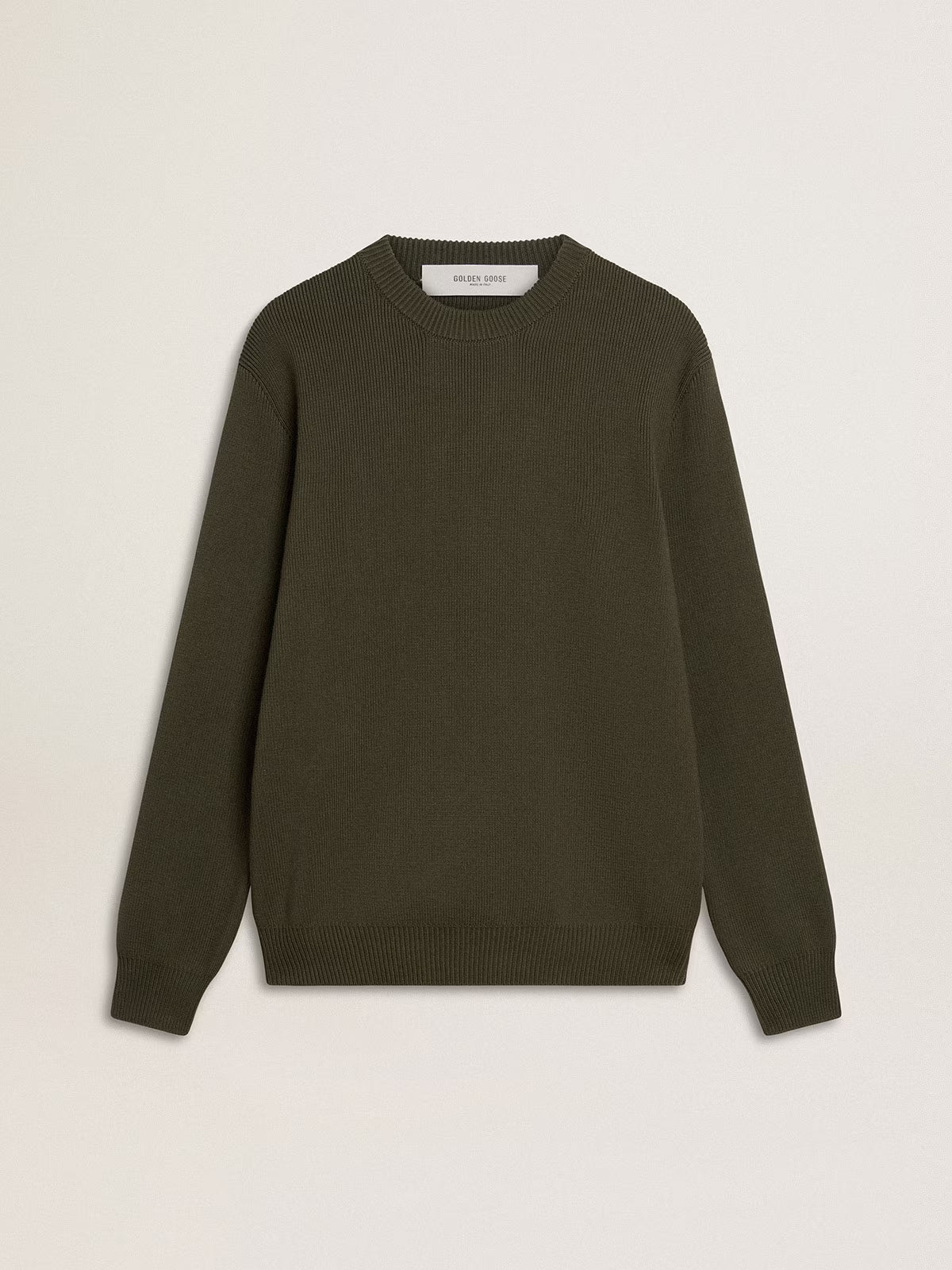 Jersey Knit Crew Neck With Logo GOLDEN GOOSE JERSEY Malva CO