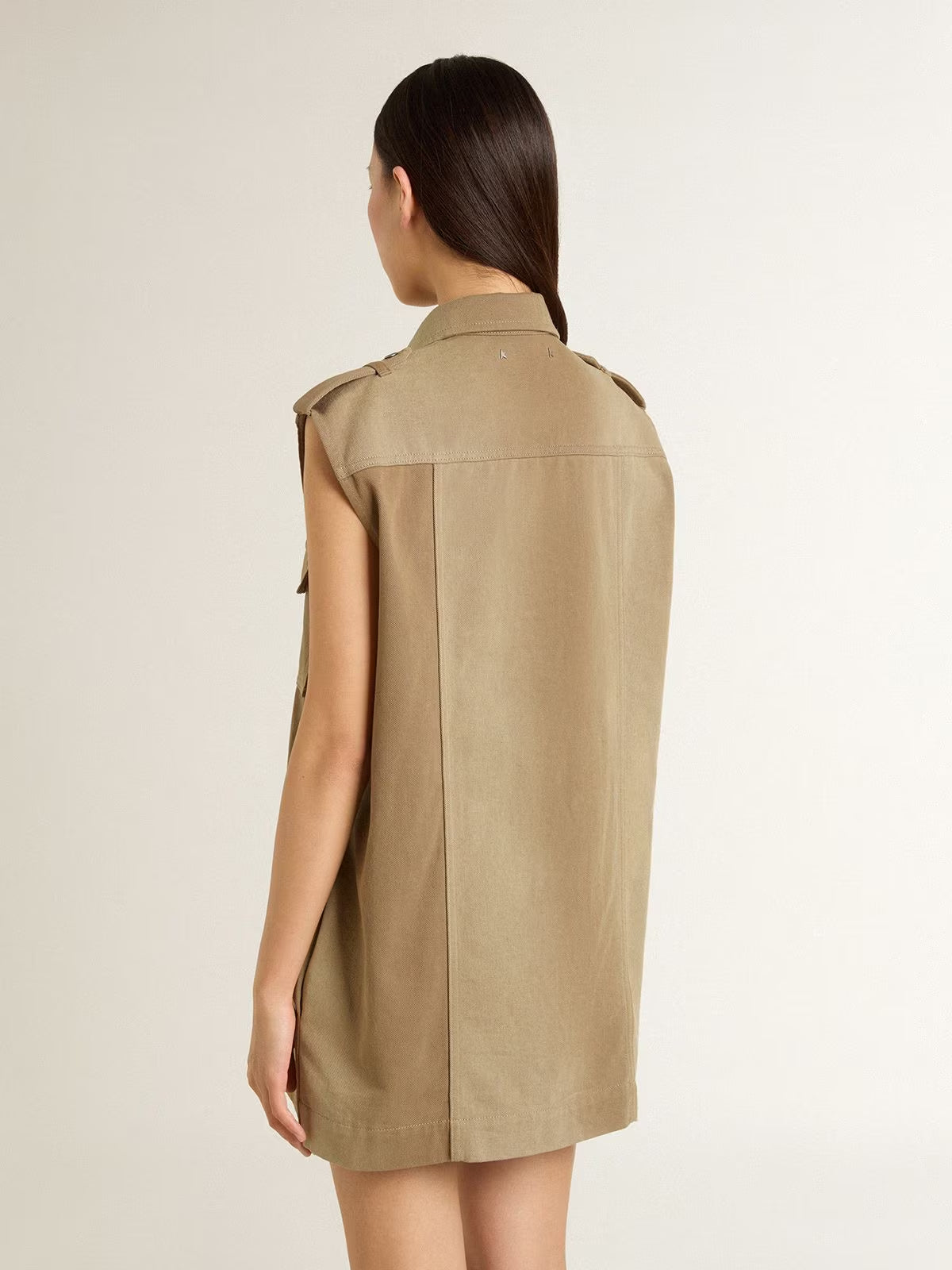 Mini Dress Journey Osanne Sleeveless Denim GOLDEN GOOSE MINI VESTIDOS Malva CO