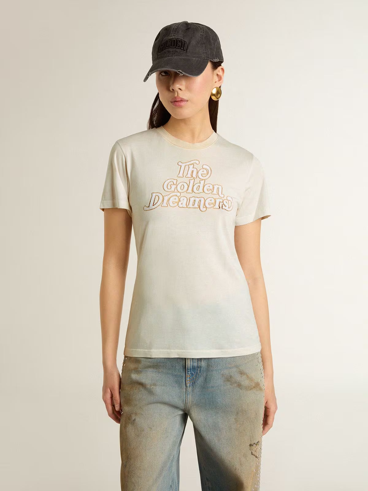 T-Shirt Journey Printburned Out GOLDEN GOOSE T-SHIRT Malva CO