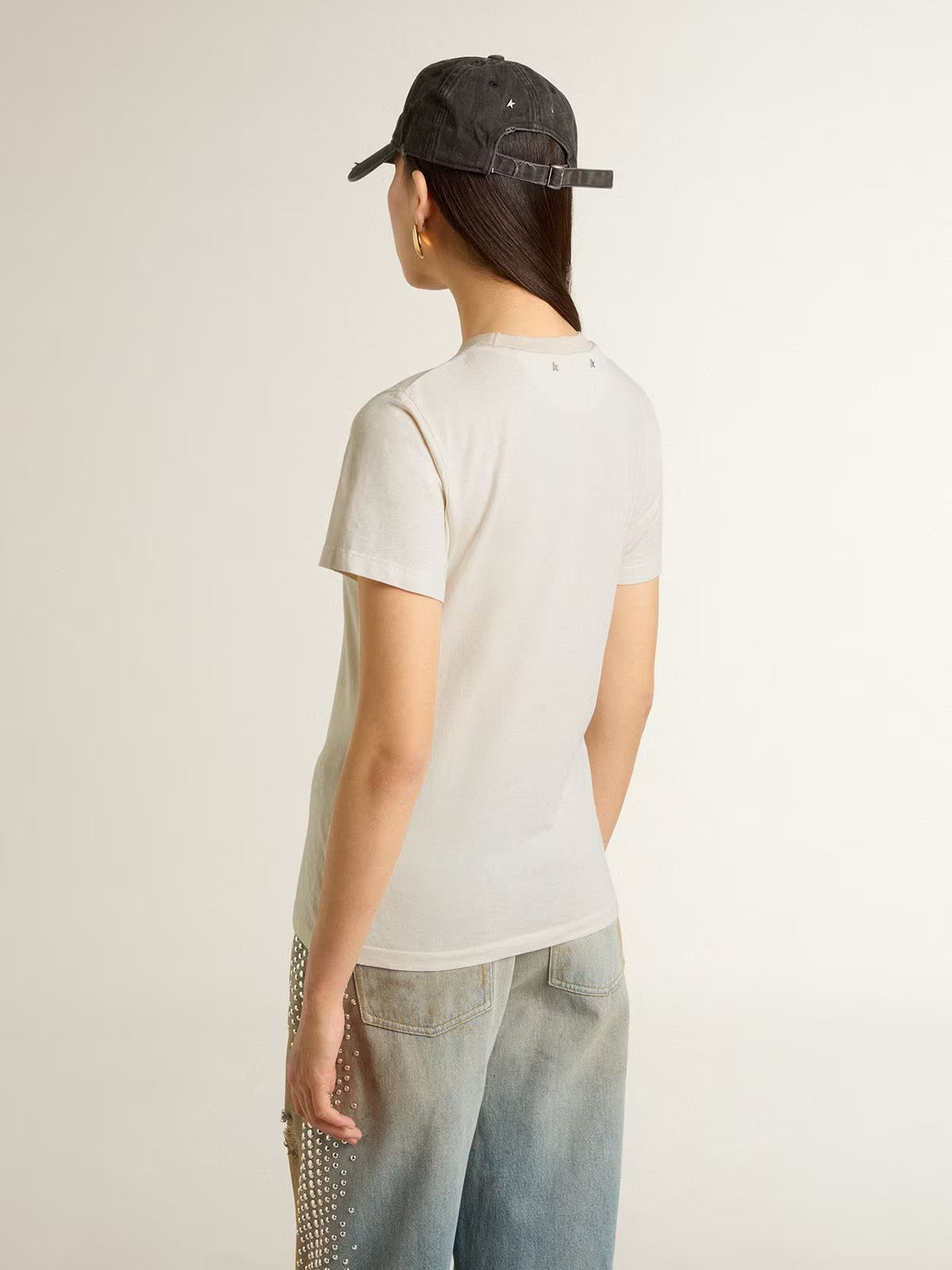 T-Shirt Journey Printburned Out GOLDEN GOOSE T-SHIRT Malva CO