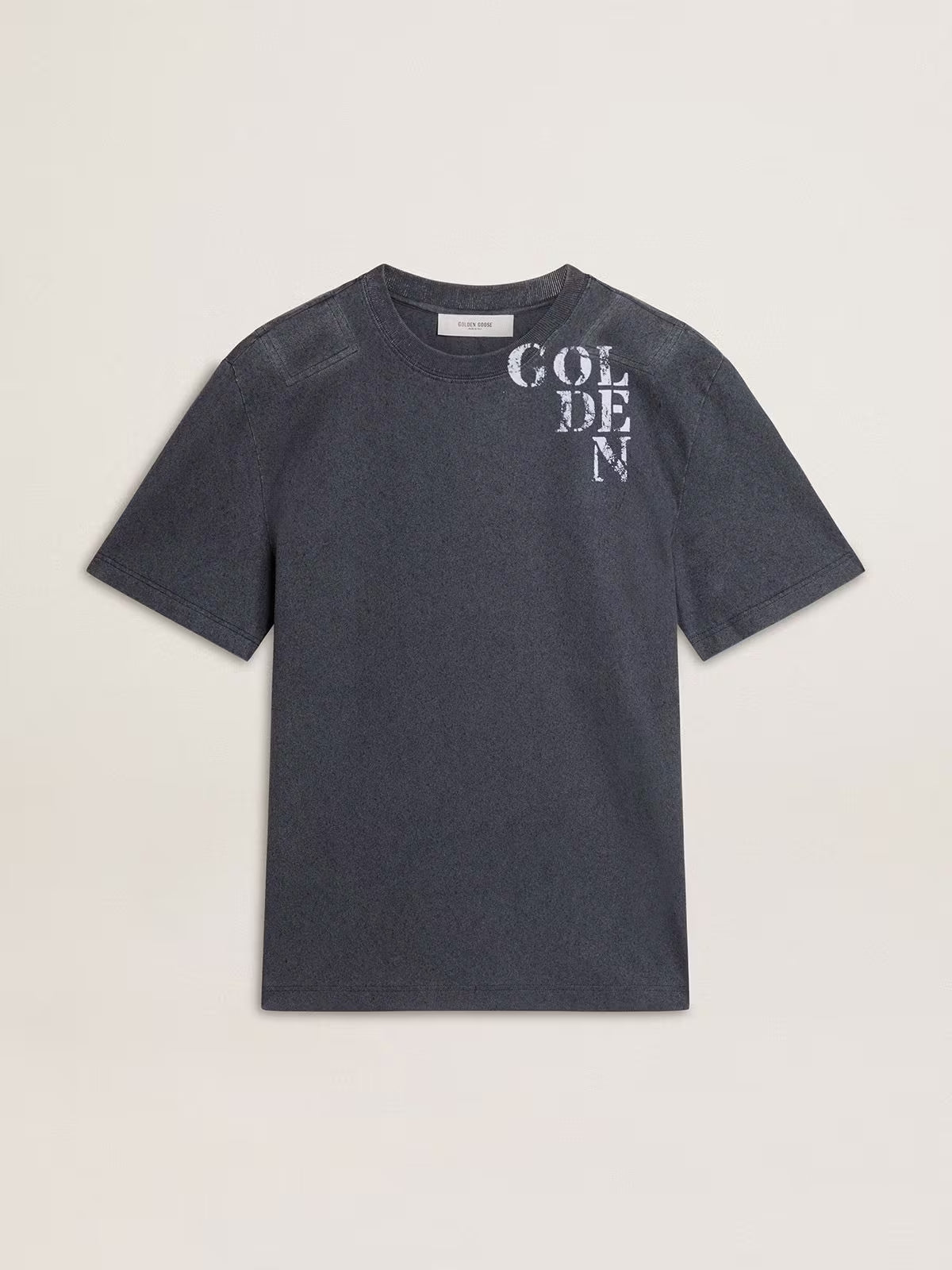 T-Shirt Journey Cotton Jersey Printed Base GOLDEN GOOSE T-SHIRT Malva CO