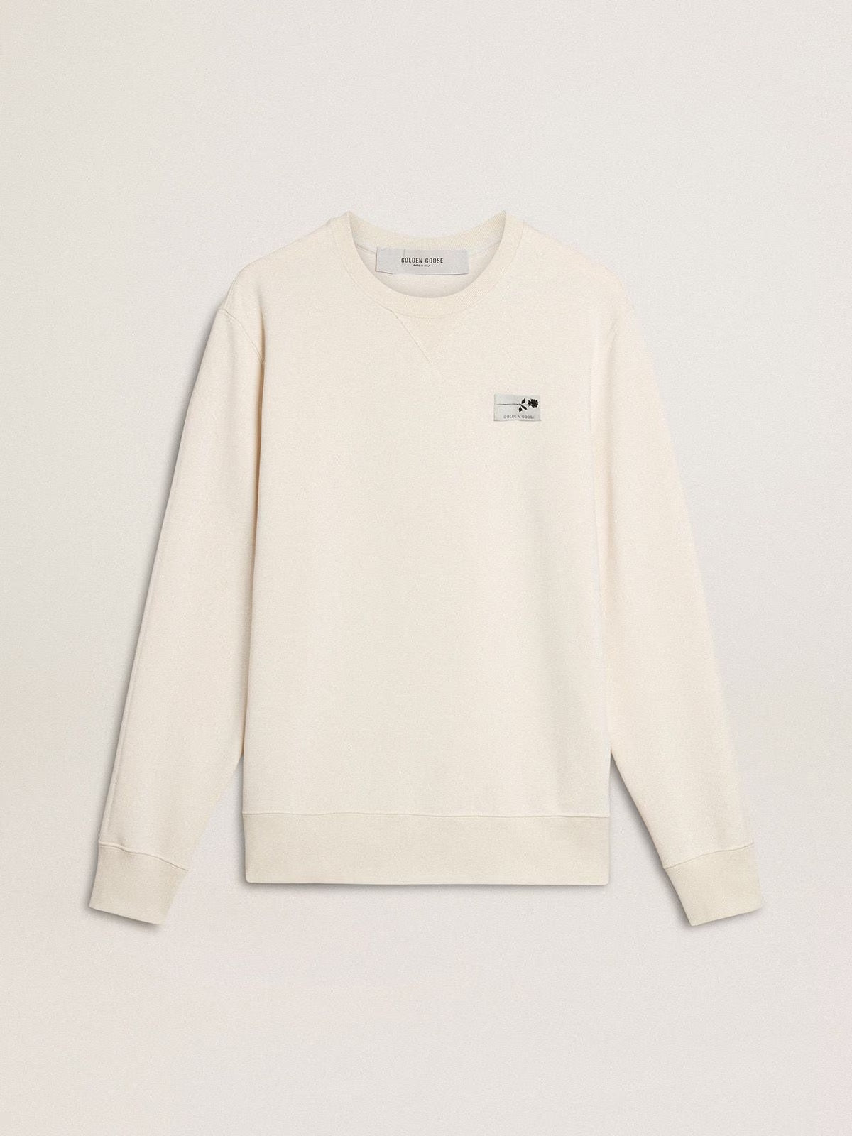 Jersey Journey Crew Neck Sweatshirt Printcotton GOLDEN GOOSE JERSEY Malva CO