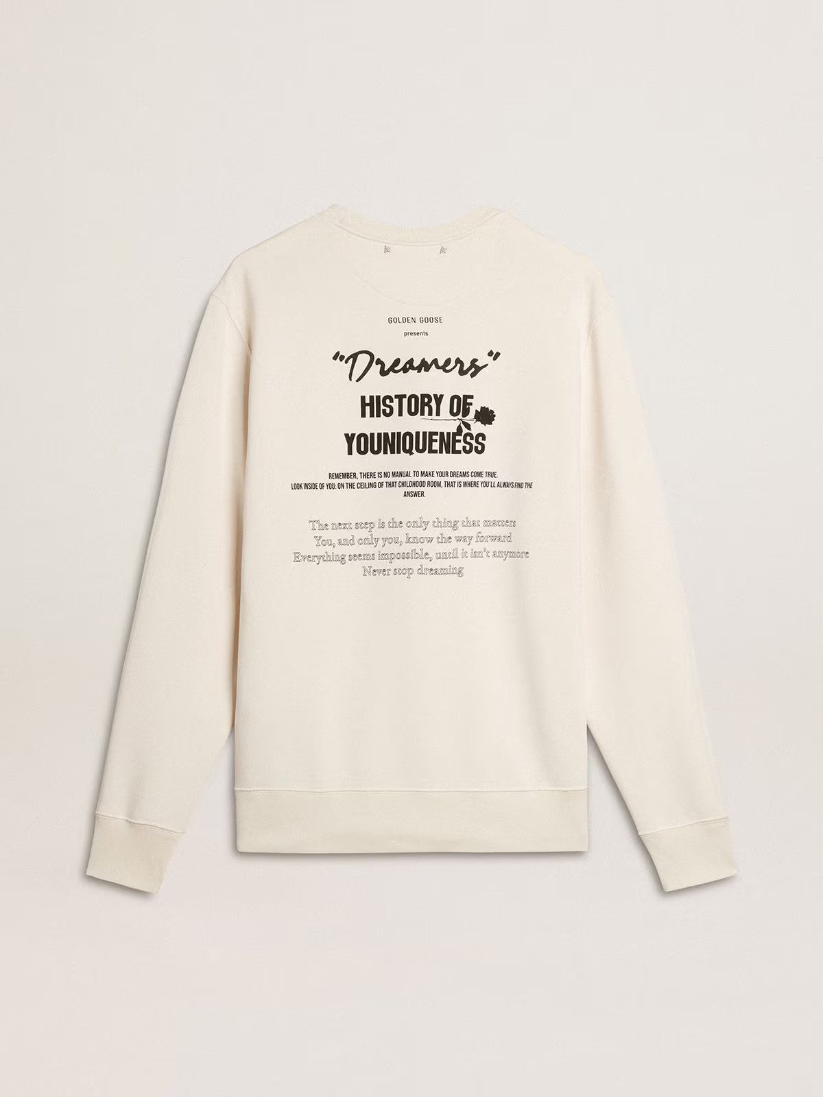 Jersey Journey Crew Neck Sweatshirt Printcotton GOLDEN GOOSE JERSEY Malva CO