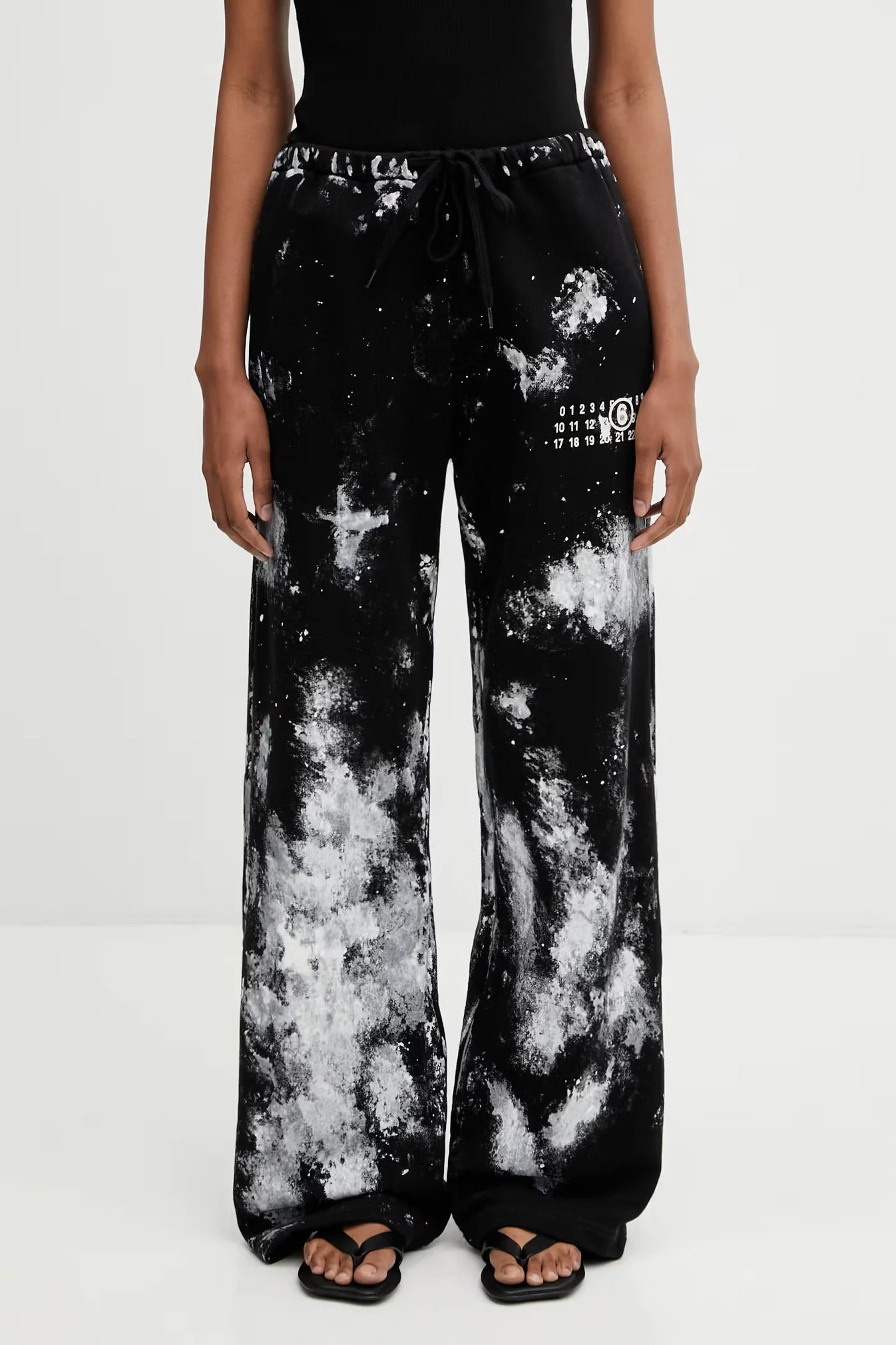 Pantalones De Algodón Mm6