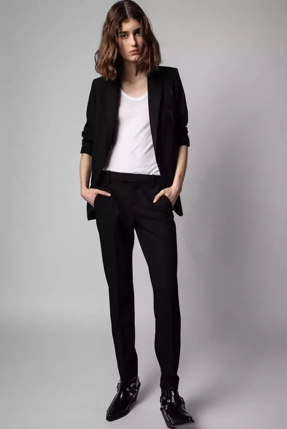 Pantalón Prune Strass ZADIG ET VOLTAIRE PANTALONES Malva CO