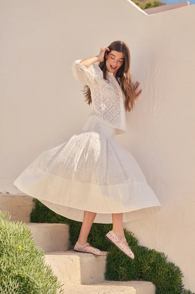Balleta Pierre Lace Pink FLABELUS BALLERINAS Malva CO