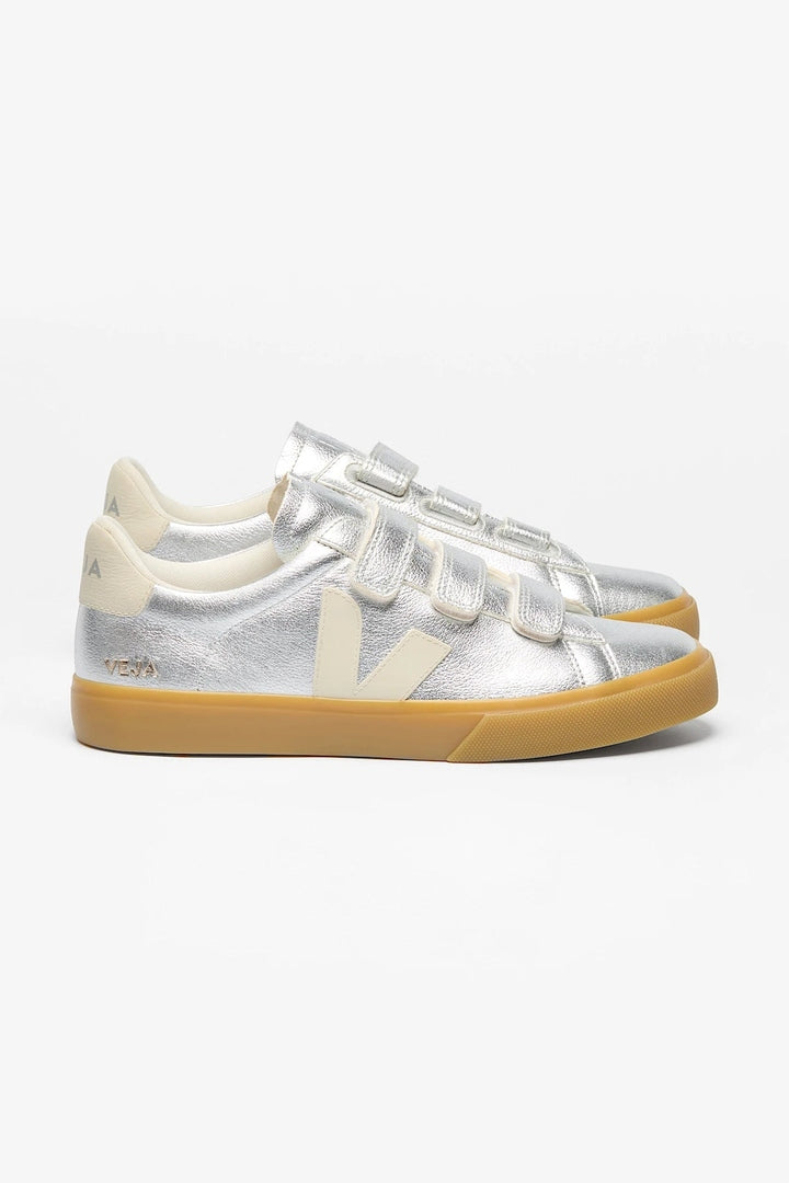 Tenis Veja De Mujer Recife Logo Leather VEJA TENIS Malva CO