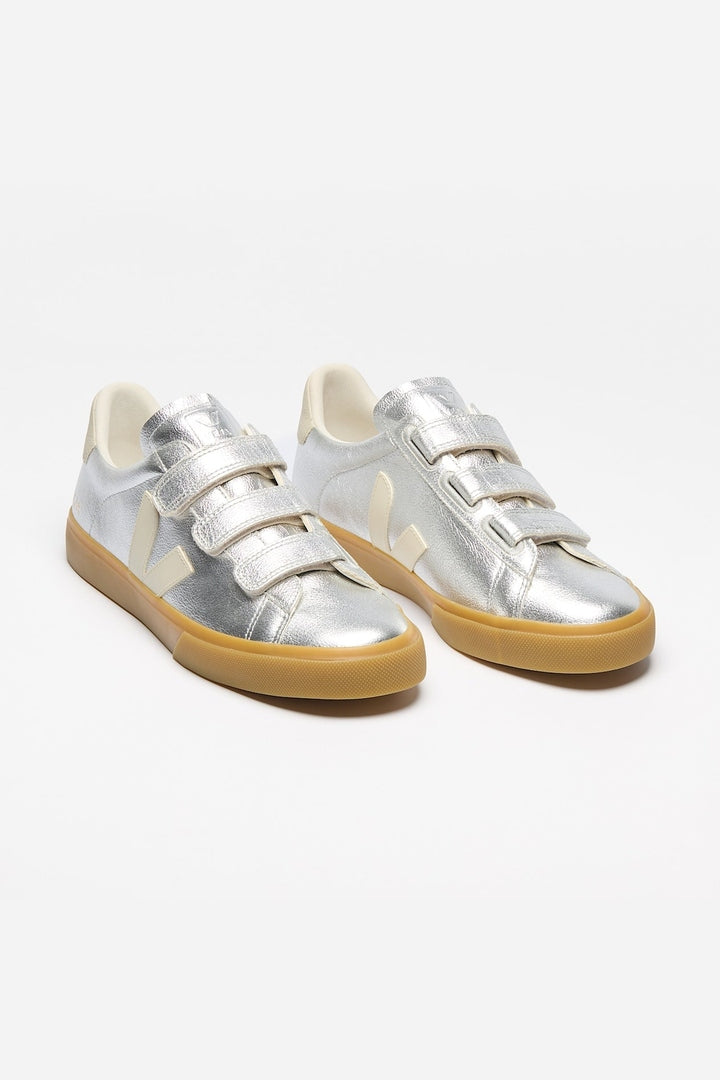 Tenis Veja De Mujer Recife Logo Leather VEJA TENIS Malva CO