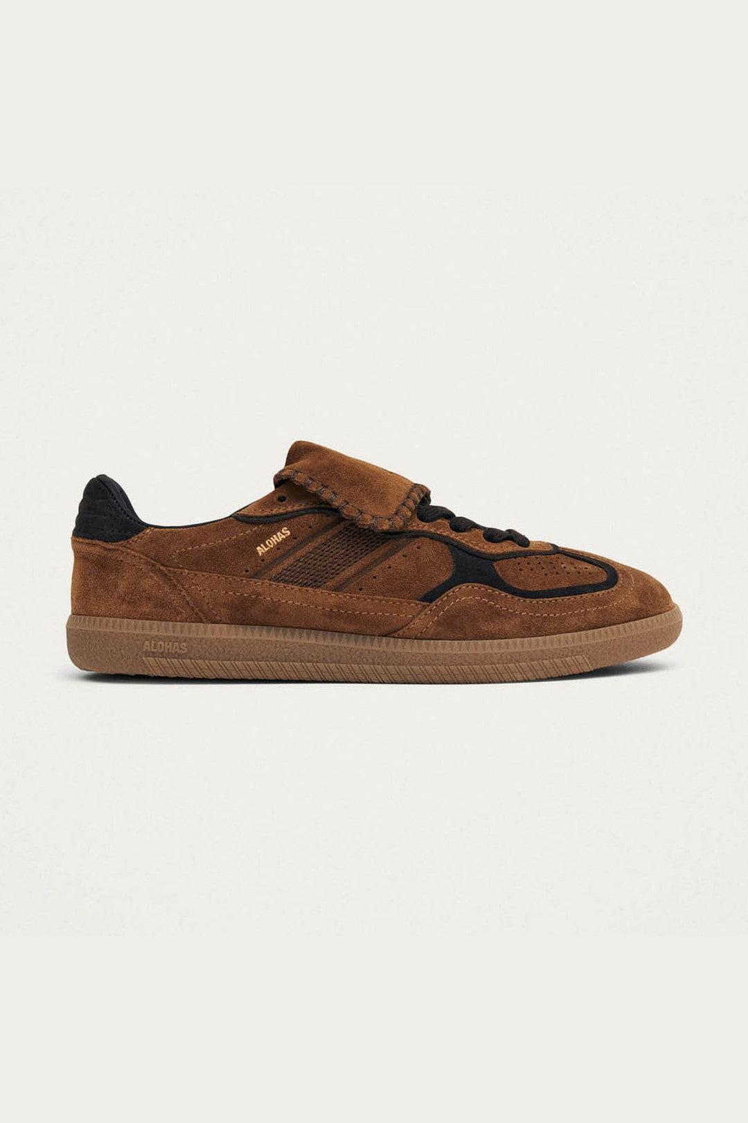 Tenis Alohas De Mujer Tb.490 Club Suede Brown Leather TENIS Malva CO