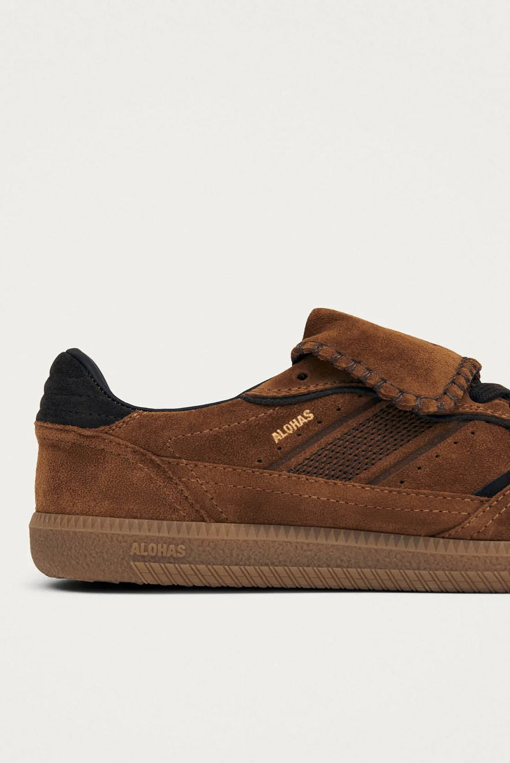Tenis Alohas De Mujer Tb.490 Club Suede Brown Leather TENIS Malva CO