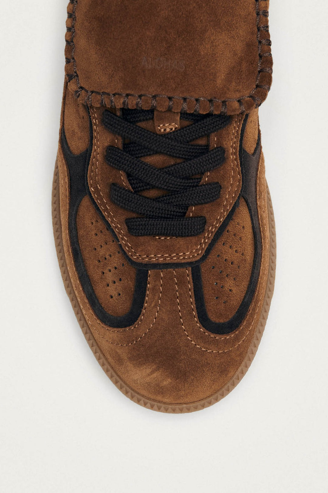 Tenis Alohas De Mujer Tb.490 Club Suede Brown Leather TENIS Malva CO