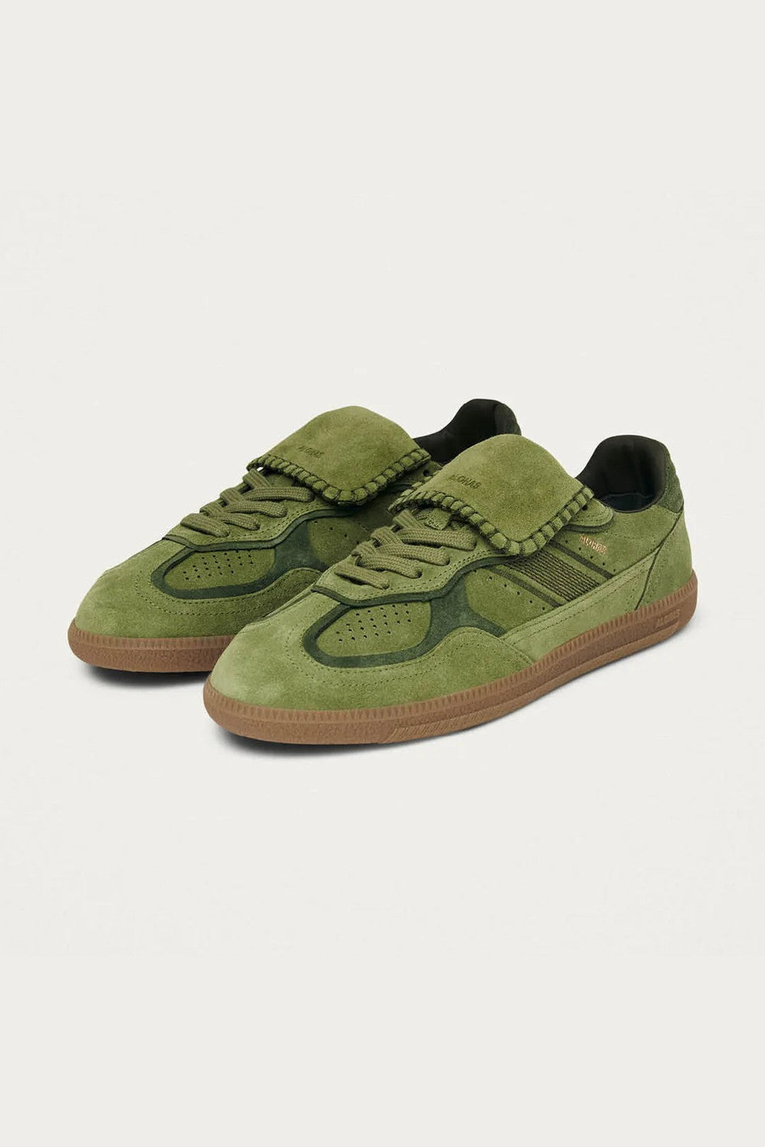 Tenis Alohas De Mujer Tb.490 Club Suede Green Leather TENIS Malva CO