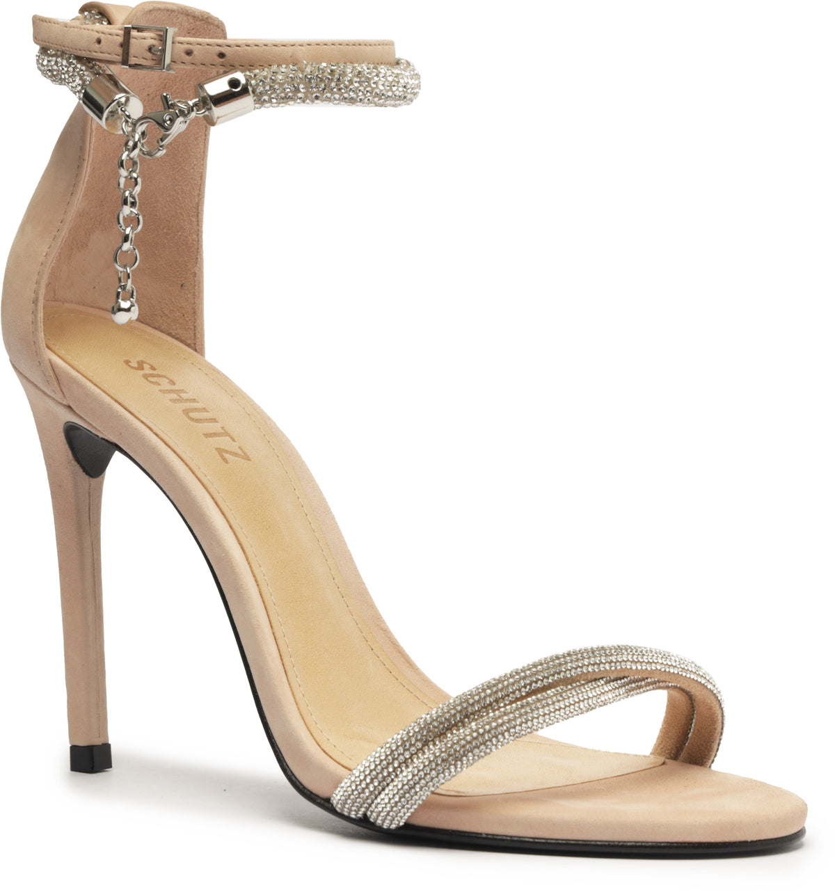 Sandalia Nobuck Enfeite SCHUTZ SANDALIAS Malva CO