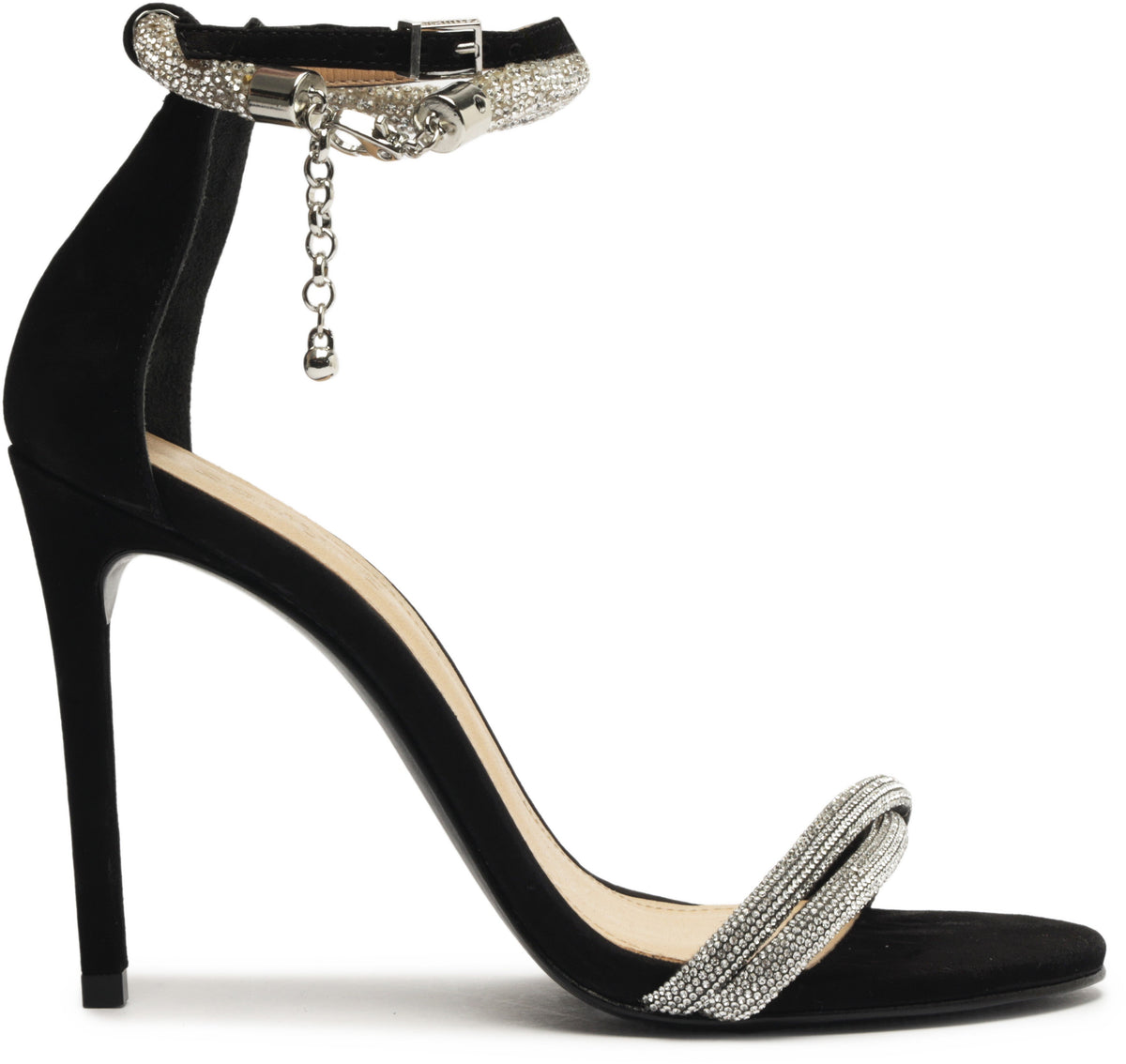 Sandalia Nobuck Enfeite SCHUTZ SANDALIAS Malva CO
