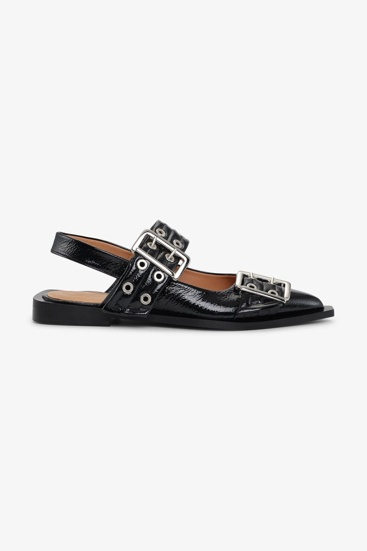 Baleta Feminine Buckle GANNI BALLERINAS Malva CO