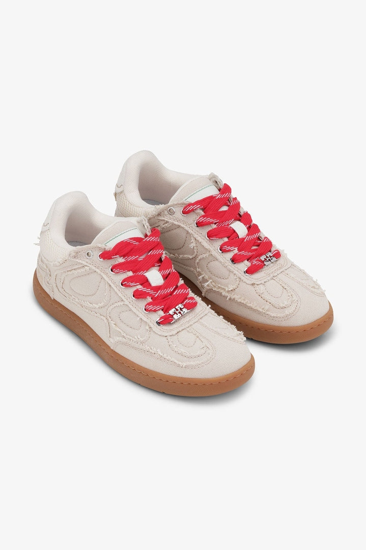 Tenis Ganni 08 Canvas Raw Edge GANNI TENIS Malva CO