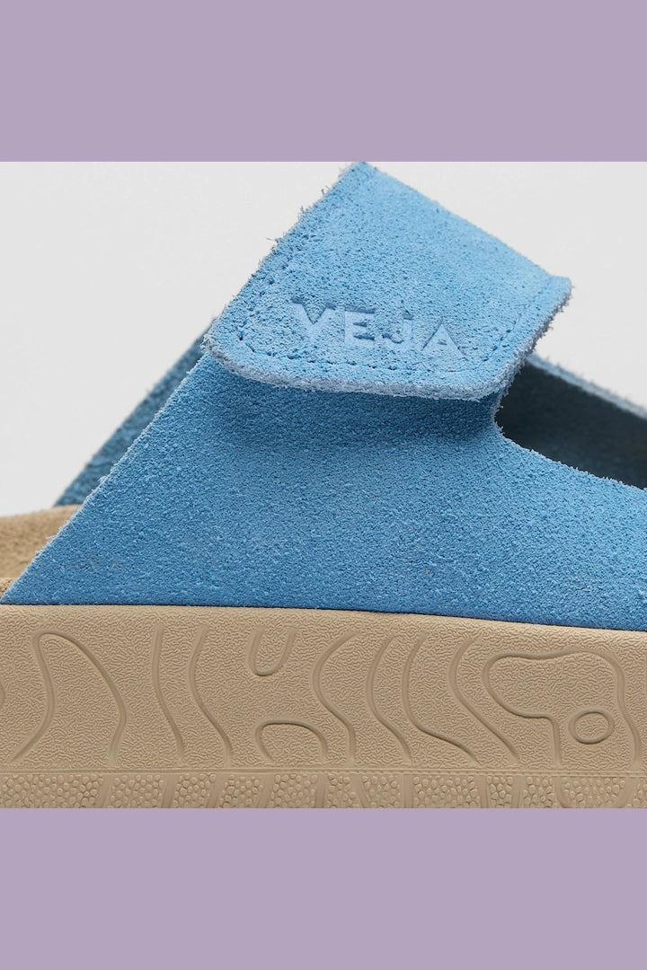 Sandalia Veja De Mujer Etna Suede Aqua Almond VEJA SANDALIAS Malva CO