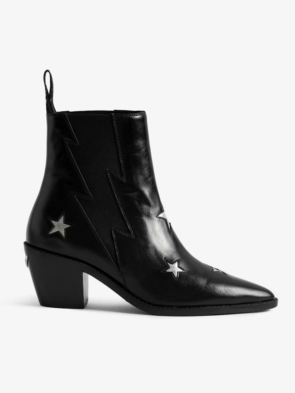 Botin Tyler Stars Vintage Patent ZADIG ET VOLTAIRE BOTAS & BOTINES Malva CO