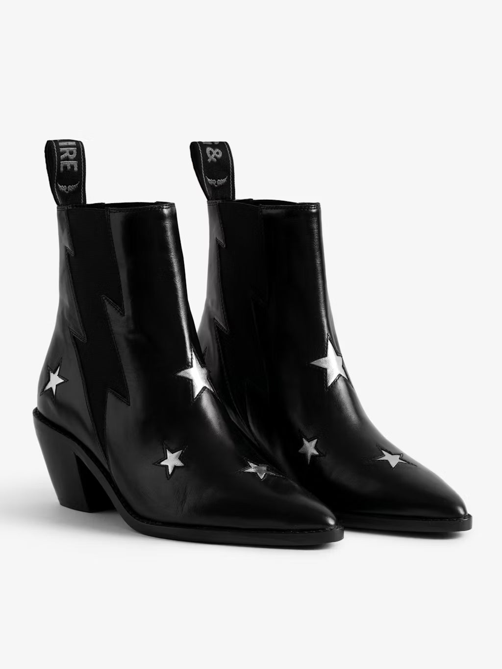 Botin Tyler Stars Vintage Patent ZADIG ET VOLTAIRE BOTAS & BOTINES Malva CO