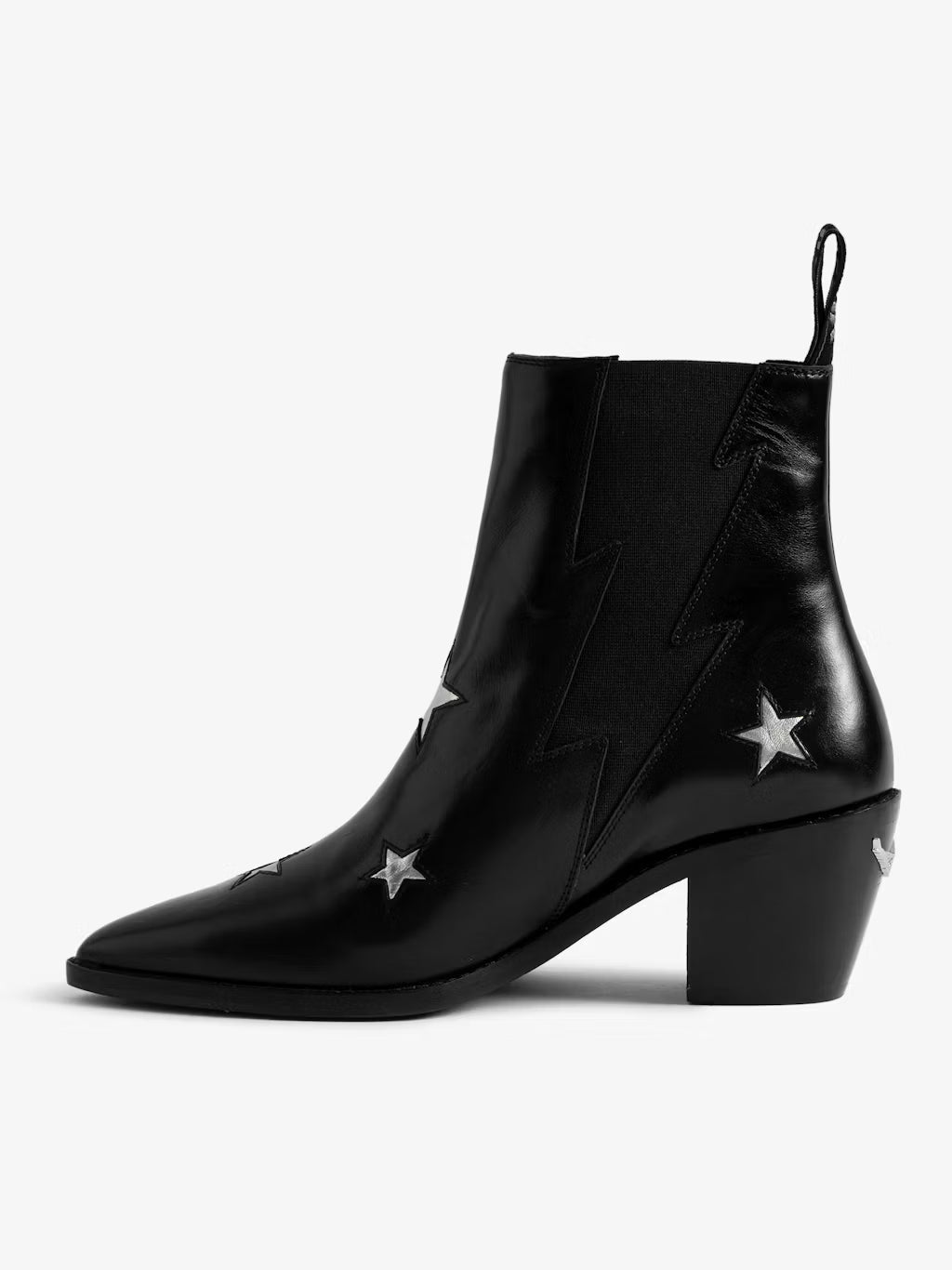 Botin Tyler Stars Vintage Patent ZADIG ET VOLTAIRE BOTAS & BOTINES Malva CO