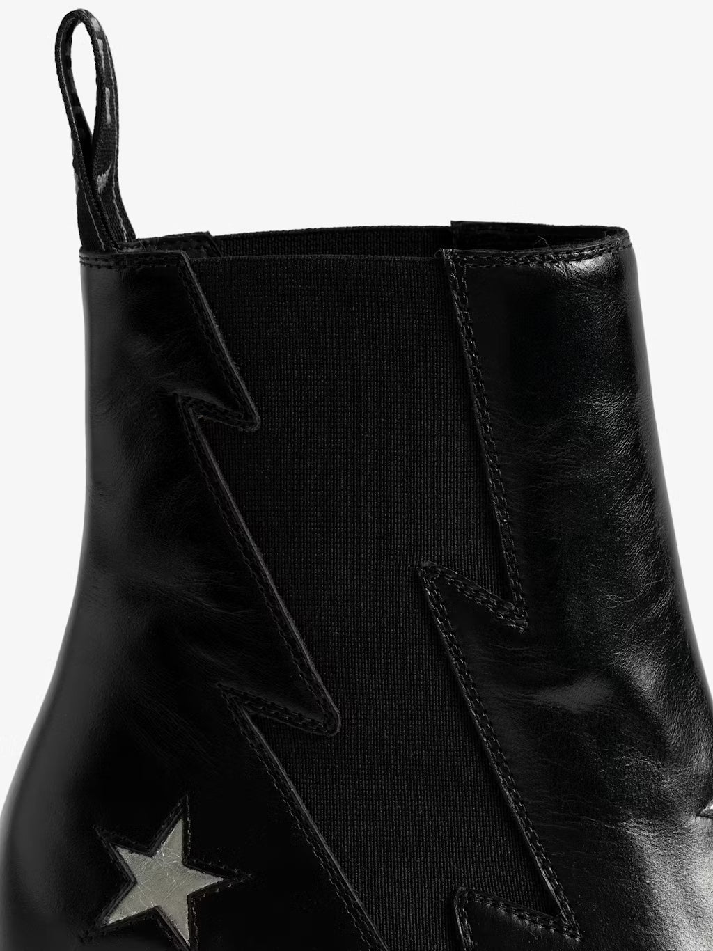 Botin Tyler Stars Vintage Patent ZADIG ET VOLTAIRE BOTAS & BOTINES Malva CO