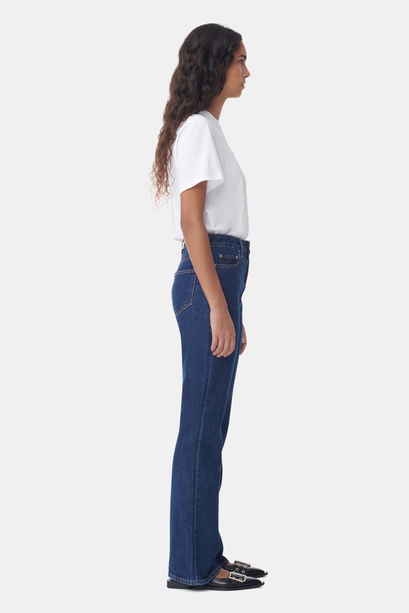 T-Shirt Thin Jersey Relaxed O-Neck GANNI T-SHIRT Malva CO