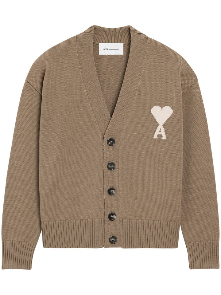 Cardigan With Contrasted Ami De Coeur