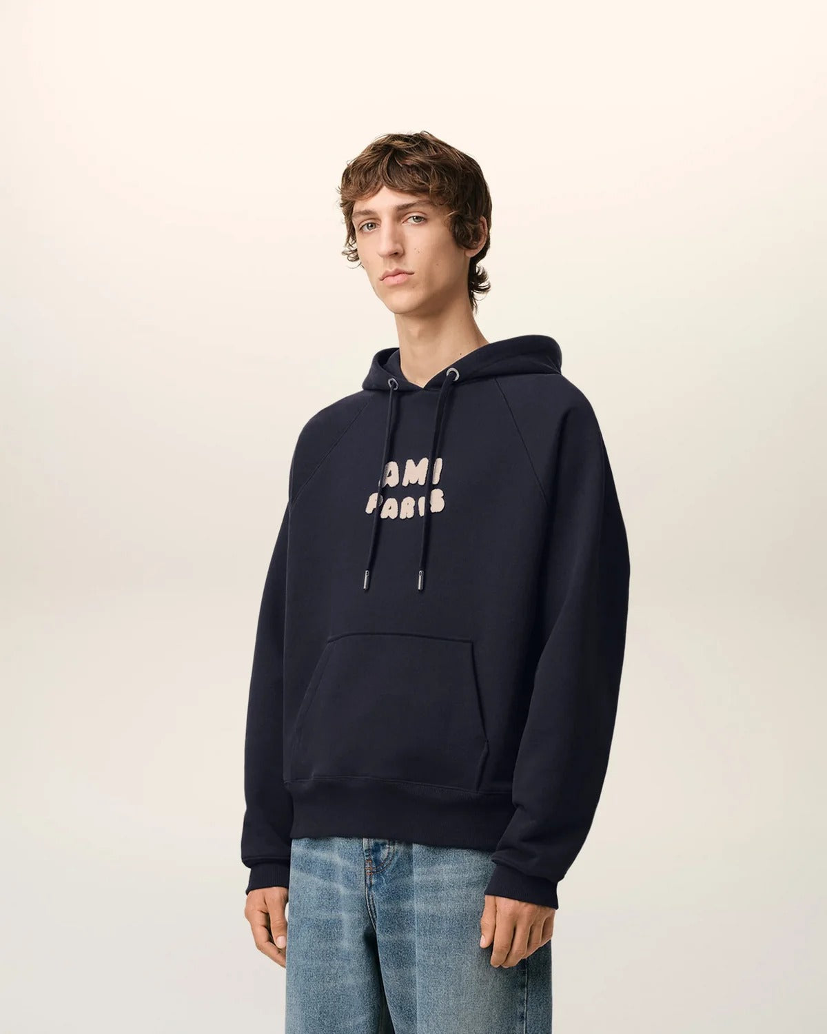 Hoodie With Ami Paris Patch