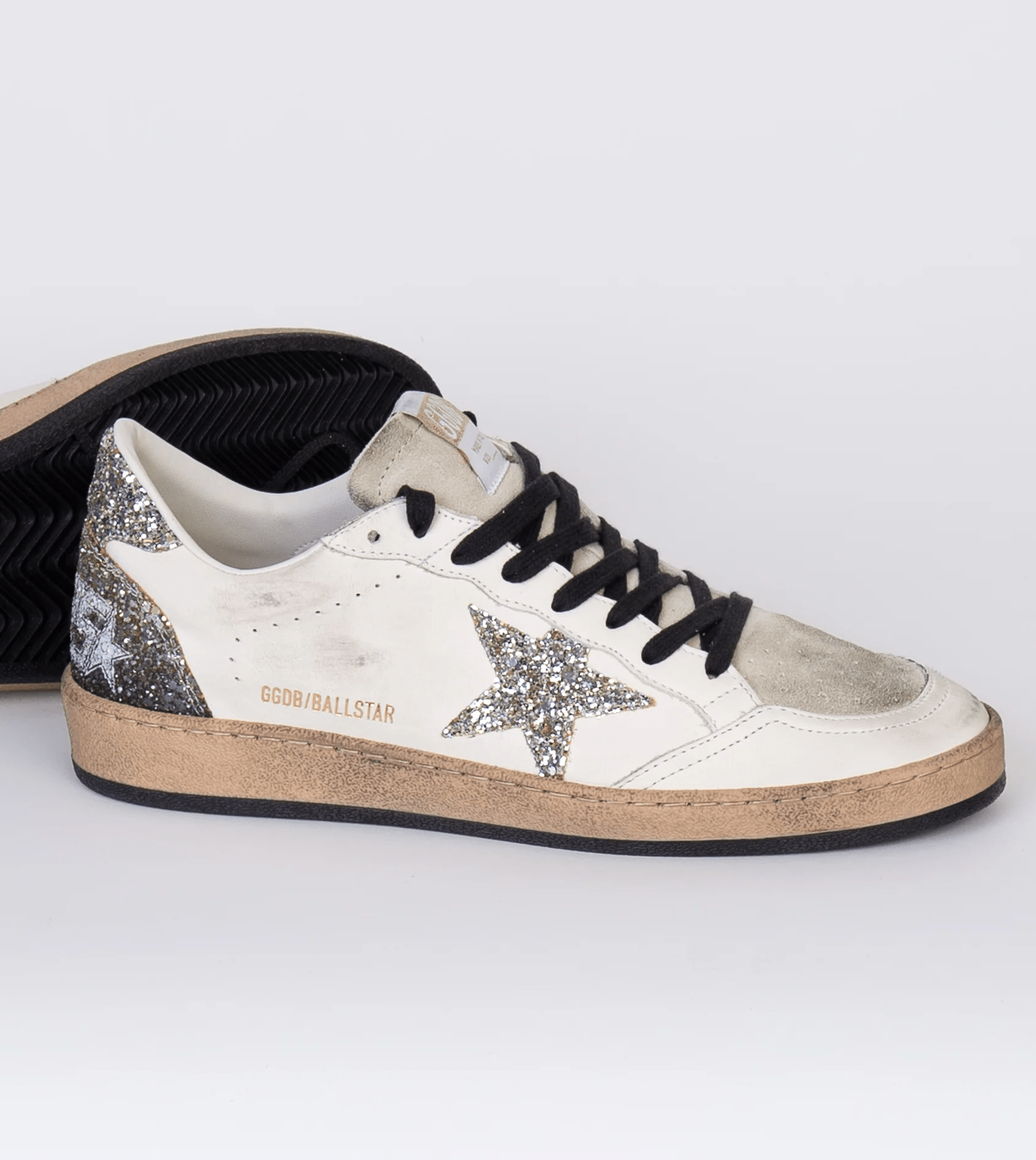 Tenis Golden Goose Ballstar Star Heel Glitter Mujer GOLDEN GOOSE TENIS Malva CO