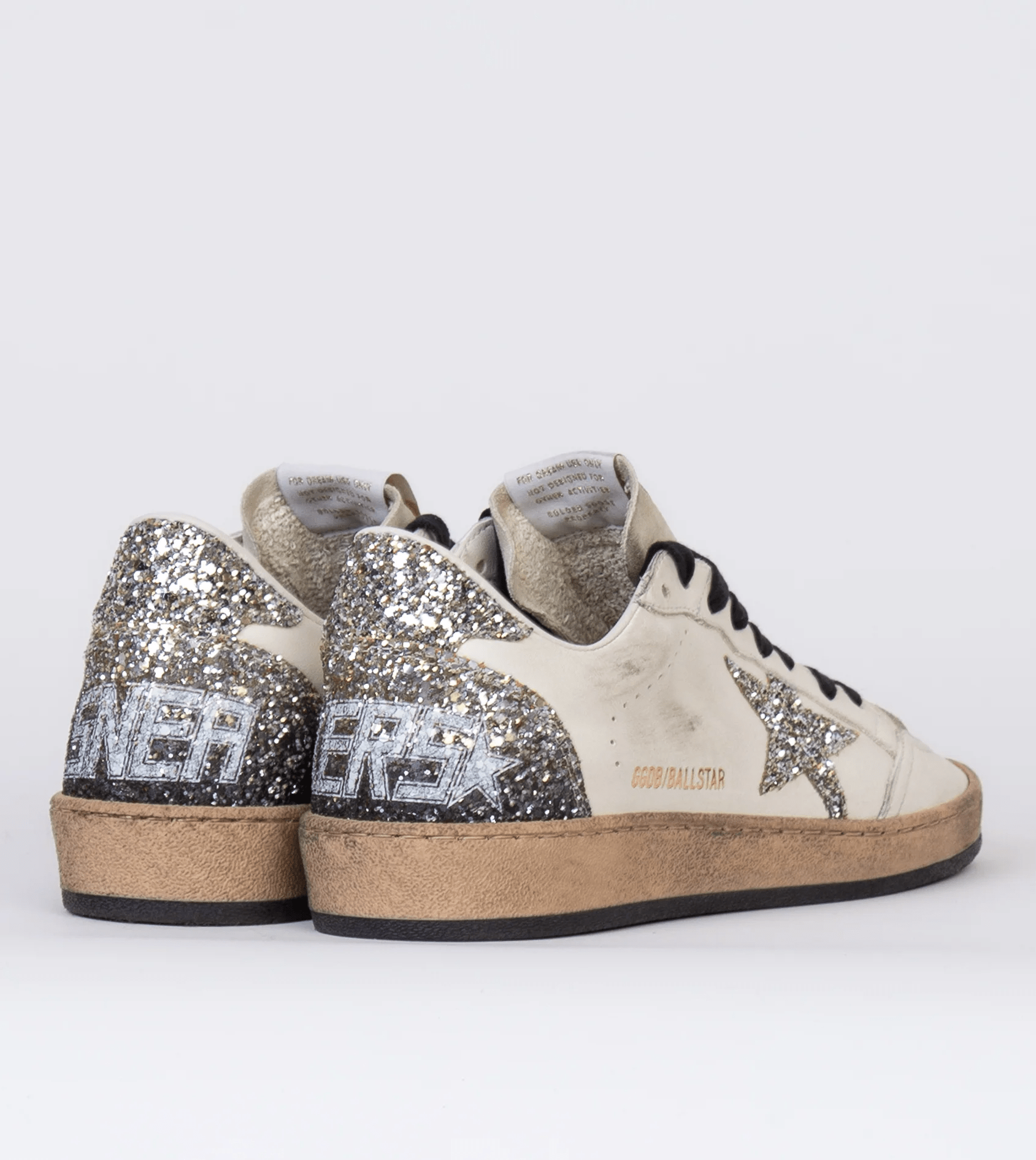 Tenis Golden Goose Ballstar Star Heel Glitter Mujer GOLDEN GOOSE TENIS Malva CO