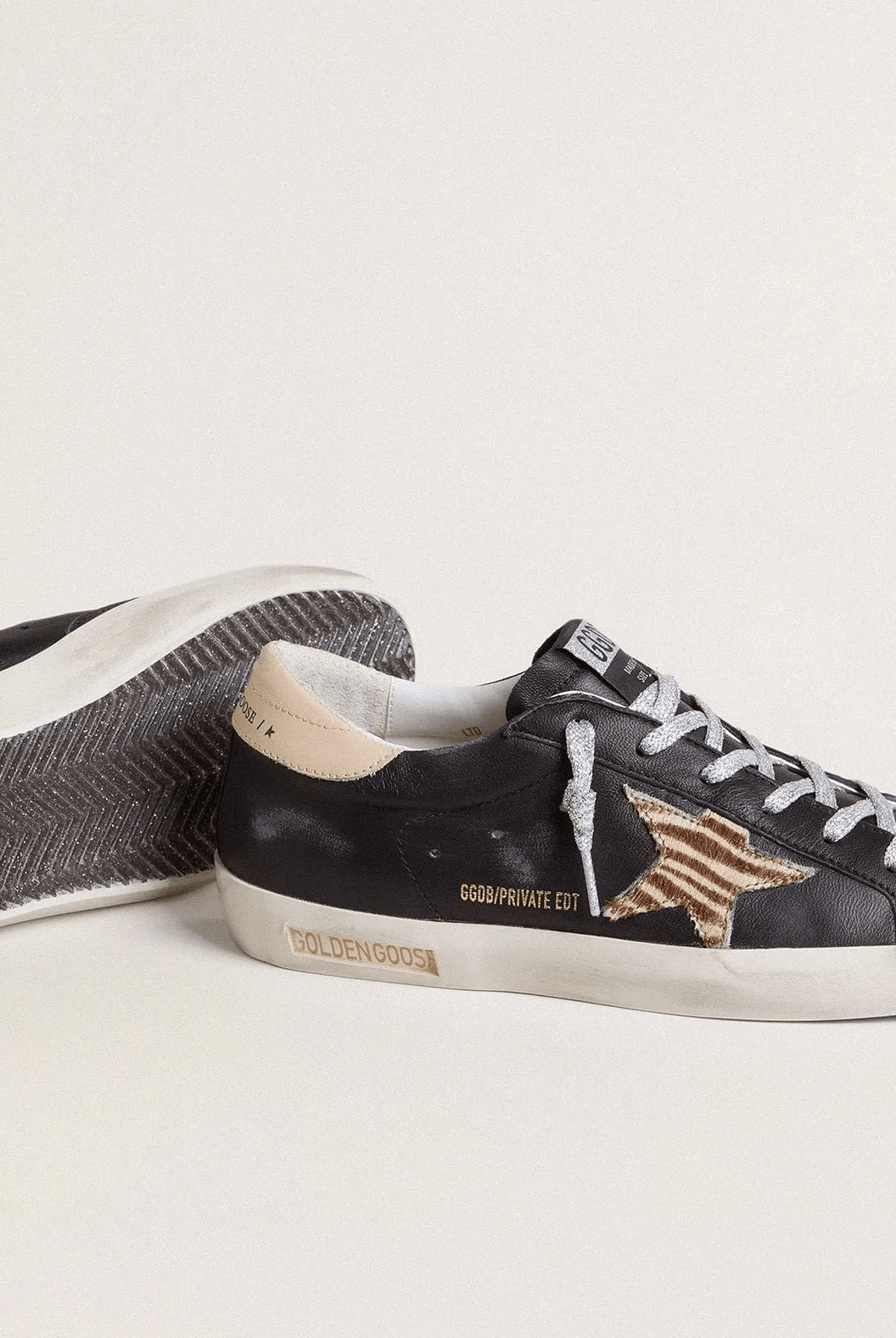 Tenis Golden Goose Super Star Nappa Zebra Horsy Star Mujer GOLDEN GOOSE TENIS Malva CO