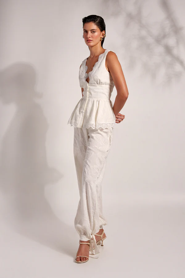 Pantalones Awa WAIMARI DE VESTIR Malva CO