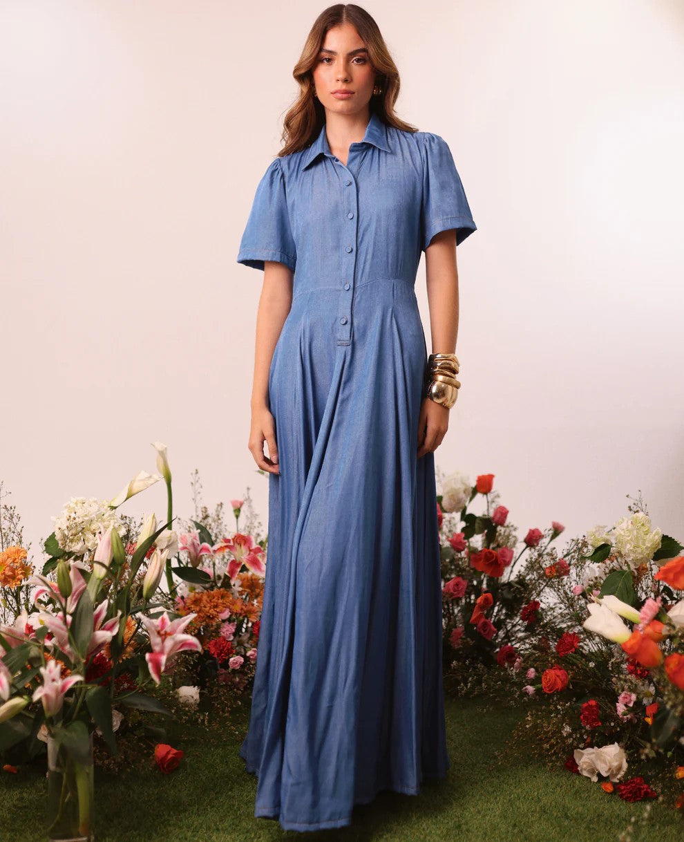 Maxi Vestido Valley LILIANA MEZA MAXI VESTIDOS Malva CO