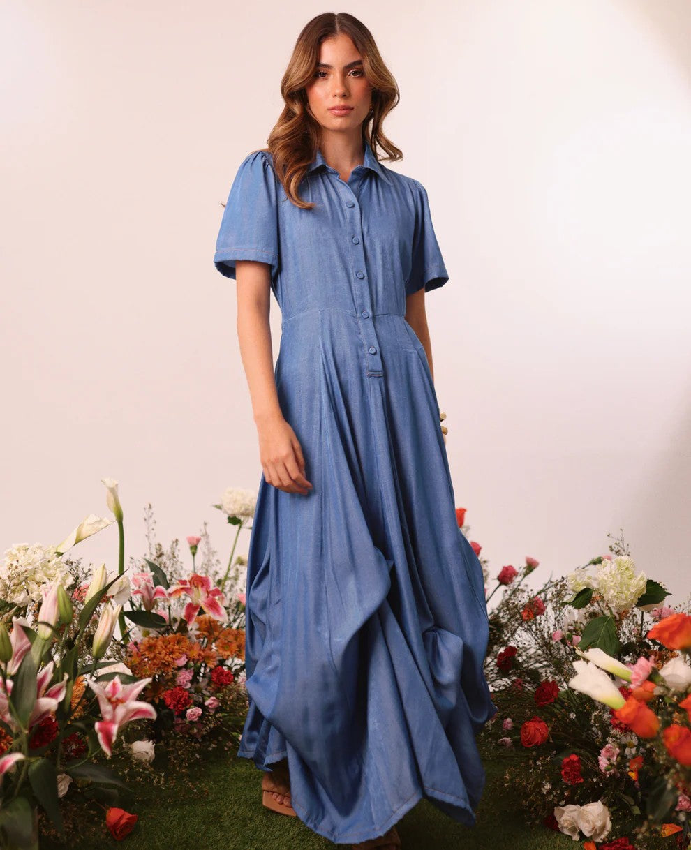 Maxi Vestido Valley LILIANA MEZA MAXI VESTIDOS Malva CO
