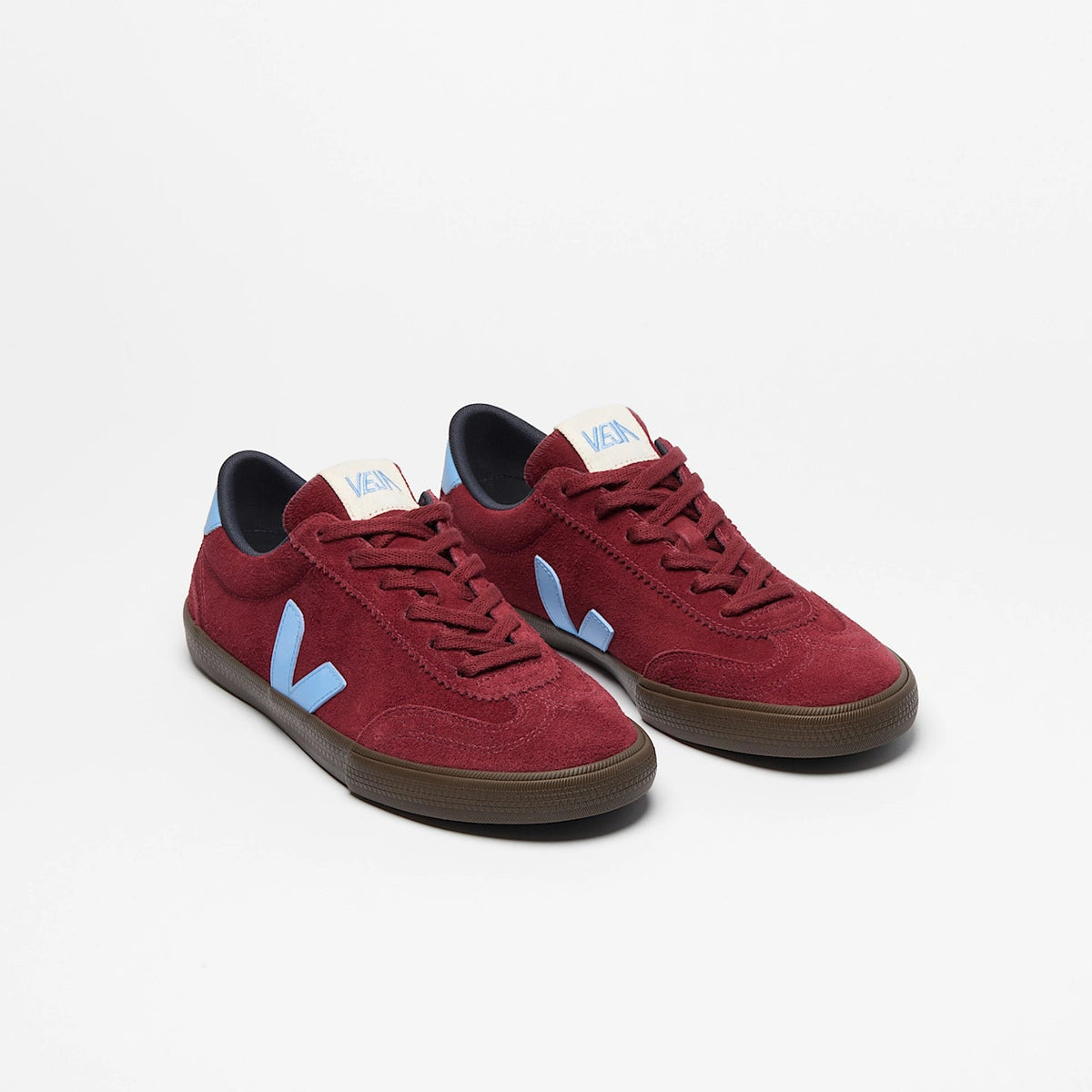 Tenis Veja De Mujer Volley Suede Grenat Aqua Eagle