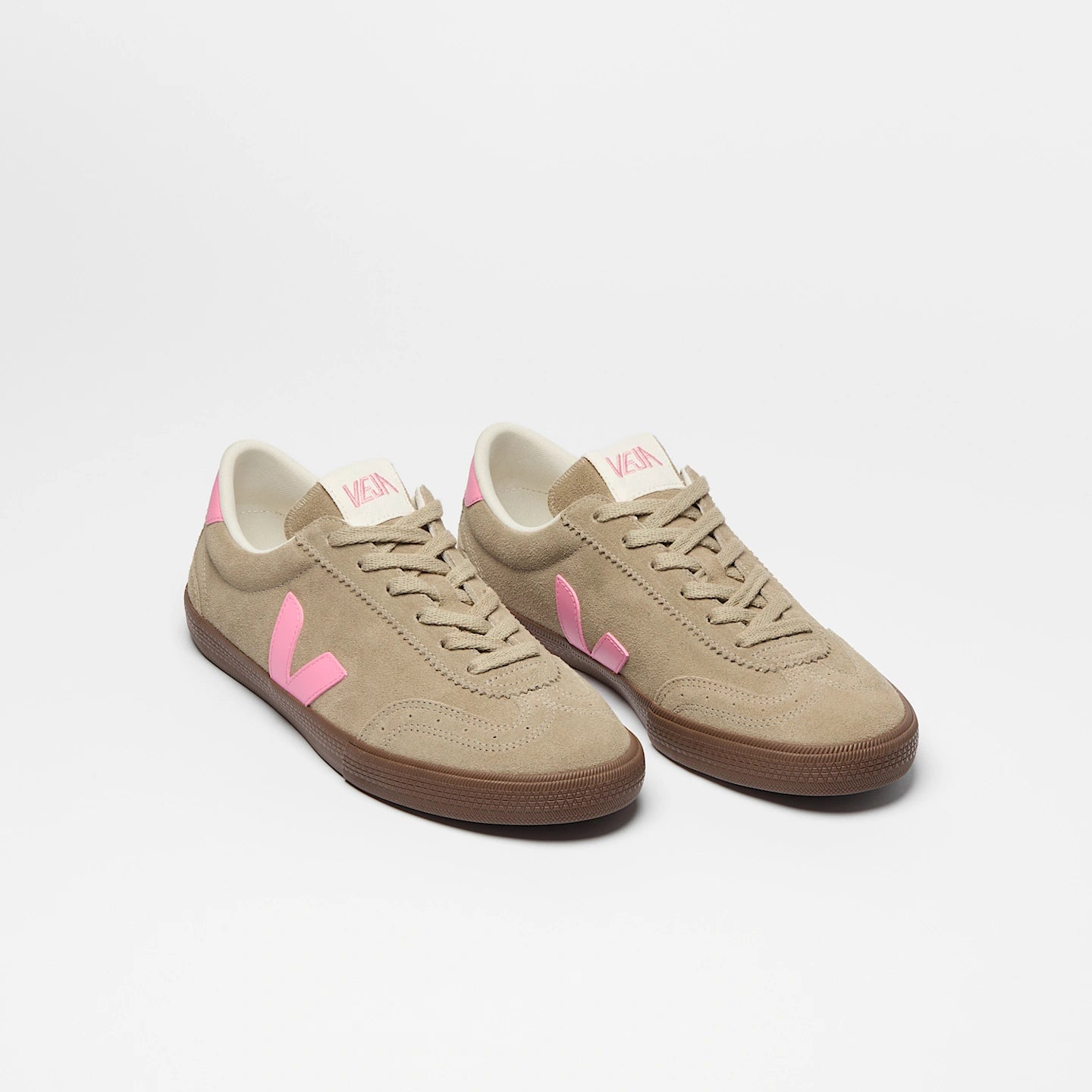 Tenis Veja De Mujer Volley Suede Taupe Malibu Bark