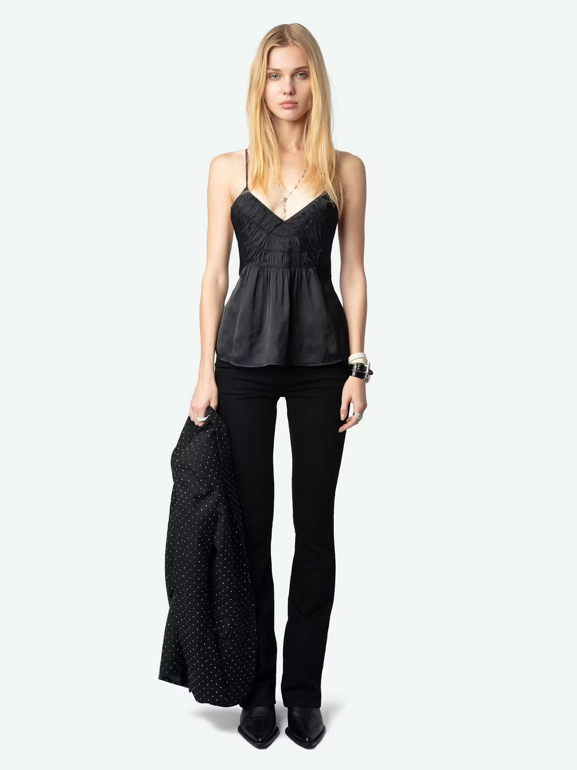 Blusa Cayonne ZADIG ET VOLTAIRE BLUSAS Malva CO