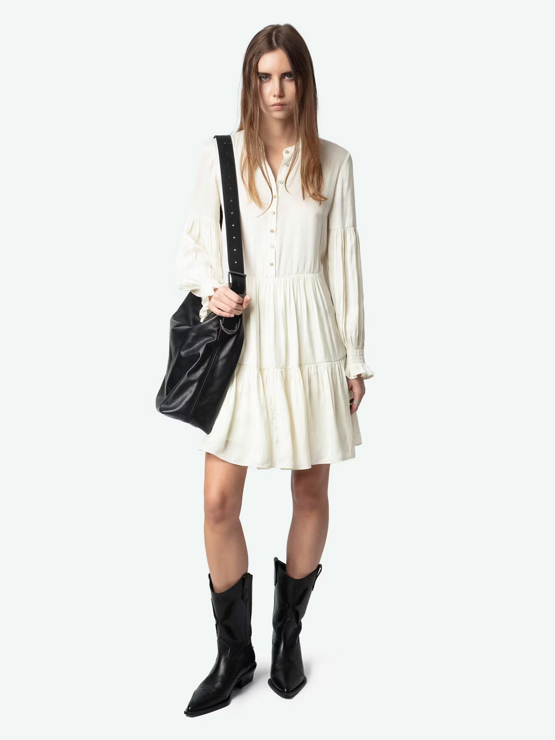 Vestido Randy Satin ZADIG ET VOLTAIRE MINI VESTIDOS Malva CO