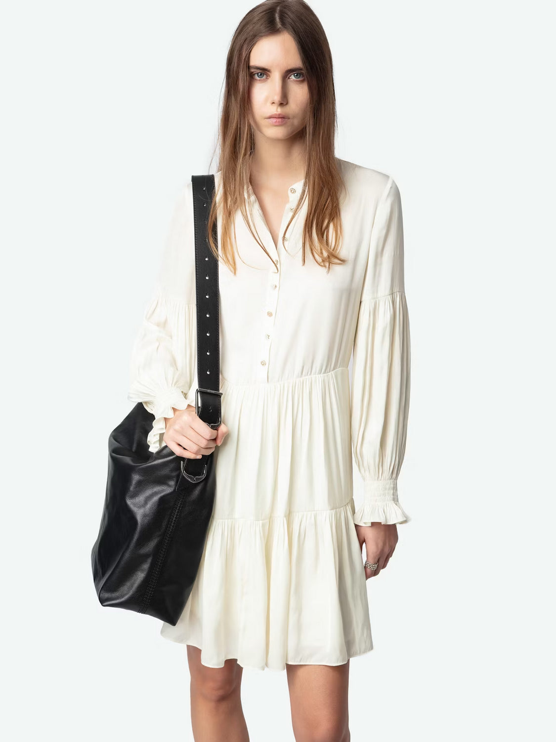 Vestido Randy Satin ZADIG ET VOLTAIRE MINI VESTIDOS Malva CO