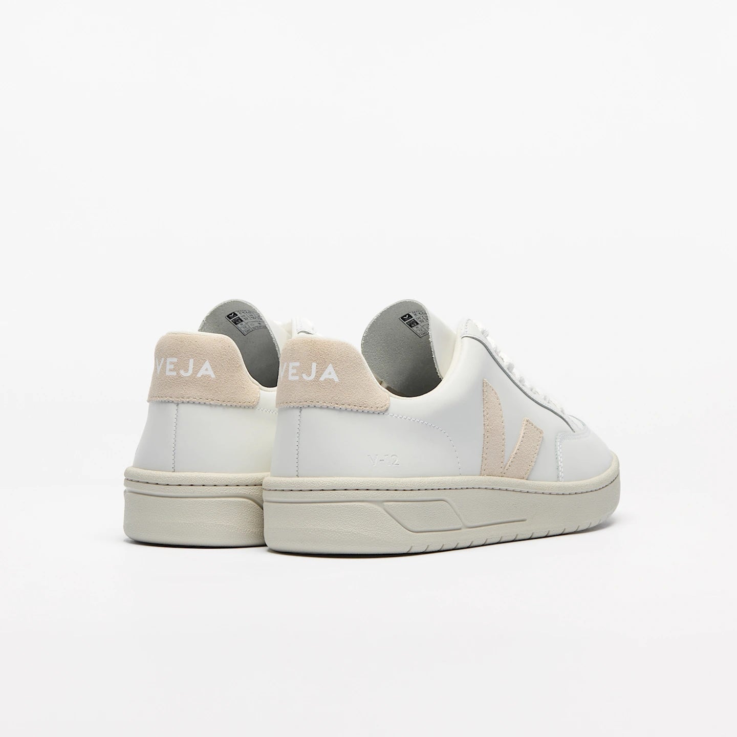 Tenis Veja De Mujer V-12 Leather White Sable