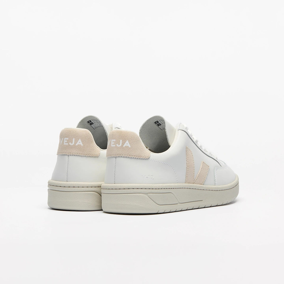 Tenis Veja De Mujer V-12 Leather White Sable