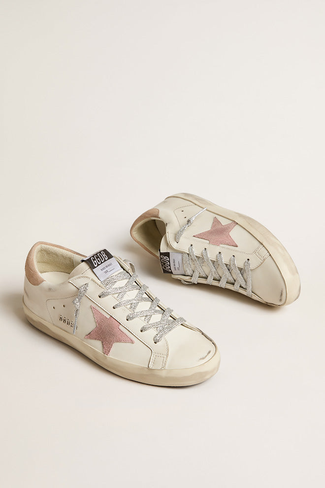 Tenis Golden Goose Super-Star Leather Upper Mujer