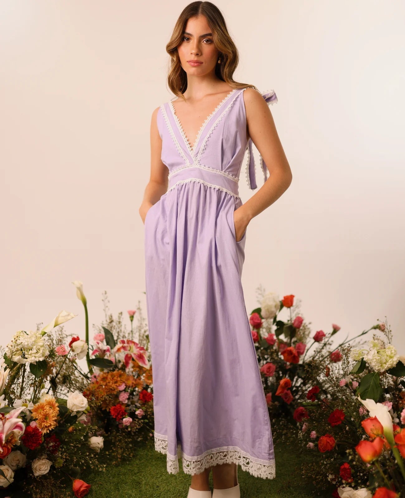 Maxi Vestido Zenia MAXI VESTIDOS Malva CO